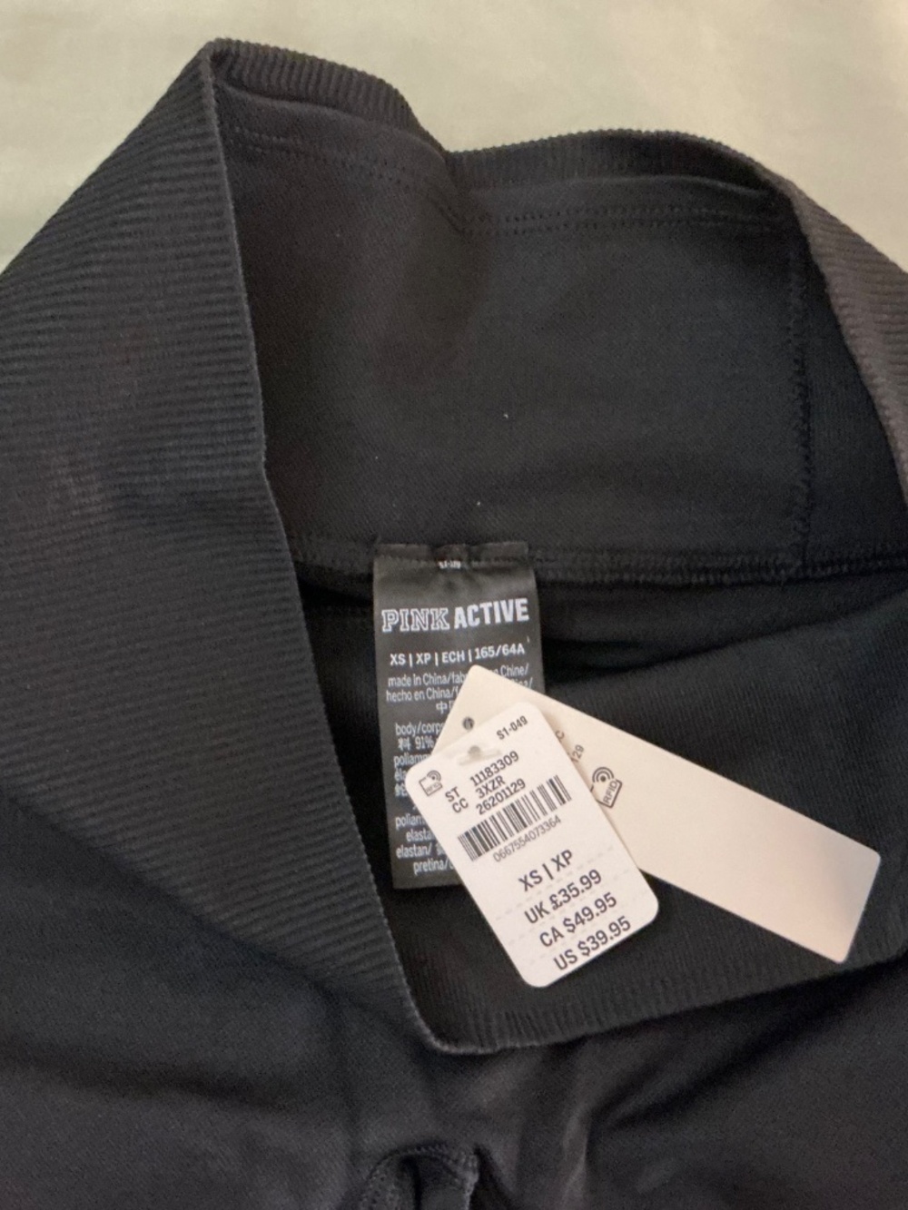 Victoria’s Secret PINK black seamless leggings, lot of 3 - Picture 5 of 9